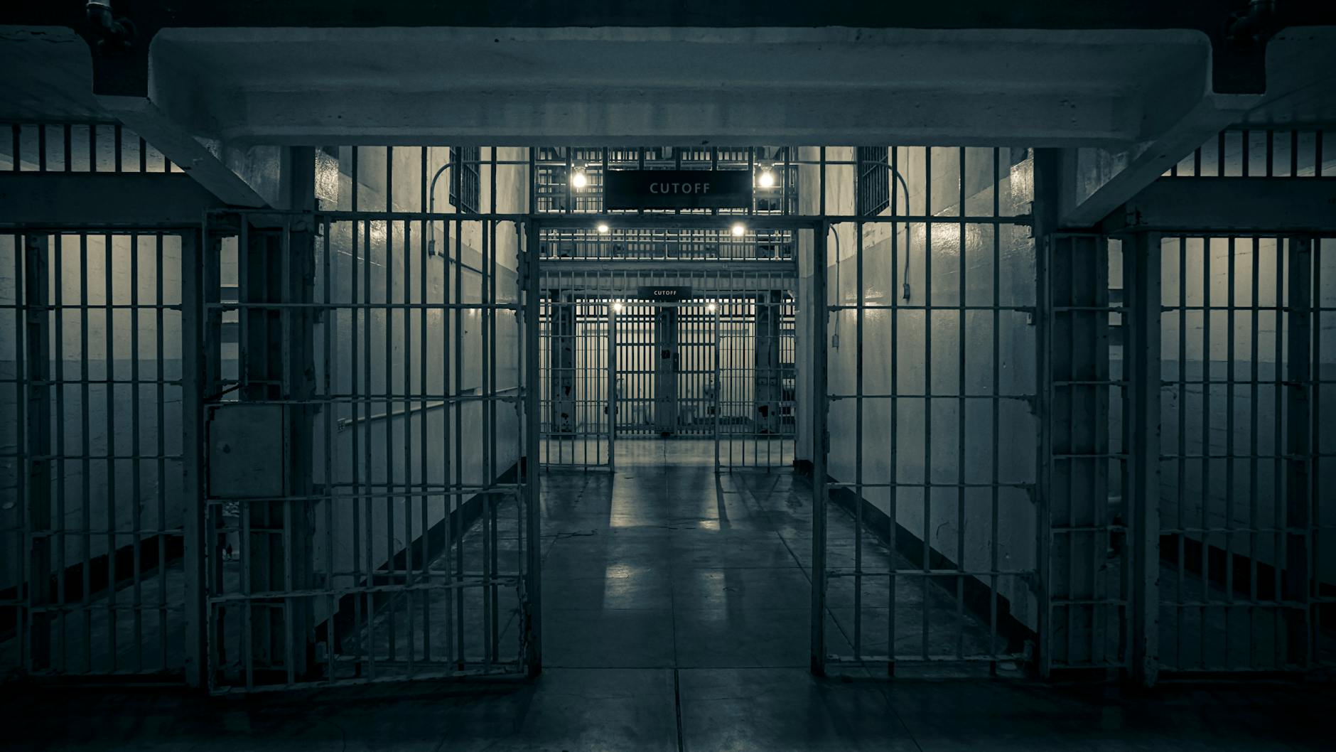 interior of a jail