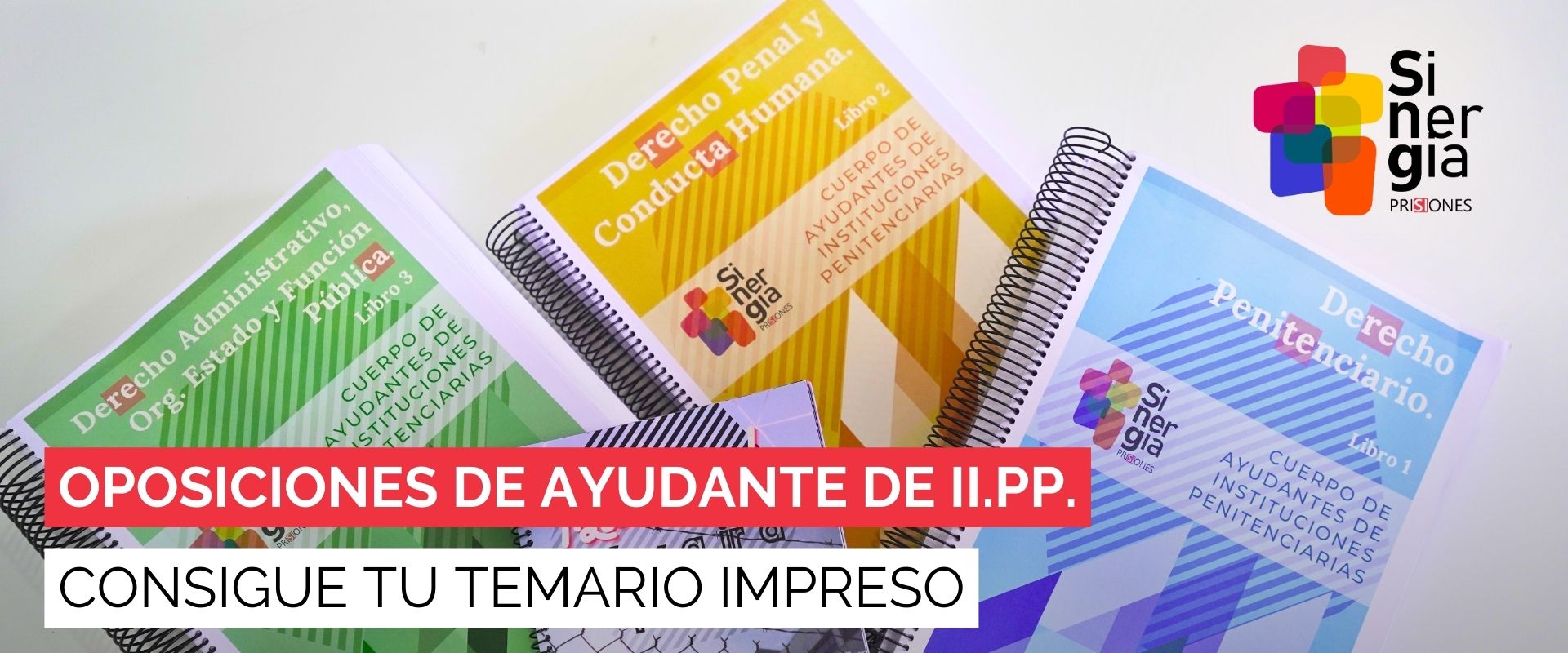 Temario de la oposición a funcionario de prisiones - Oferta de Sinergia Prisiones para el Cuerpo de Ayudantes de Instituciones Penitenciarias